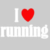 I ♥ running Static Cling - Click Image to Close